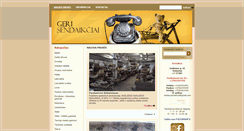Desktop Screenshot of gerisendaikciai.lt